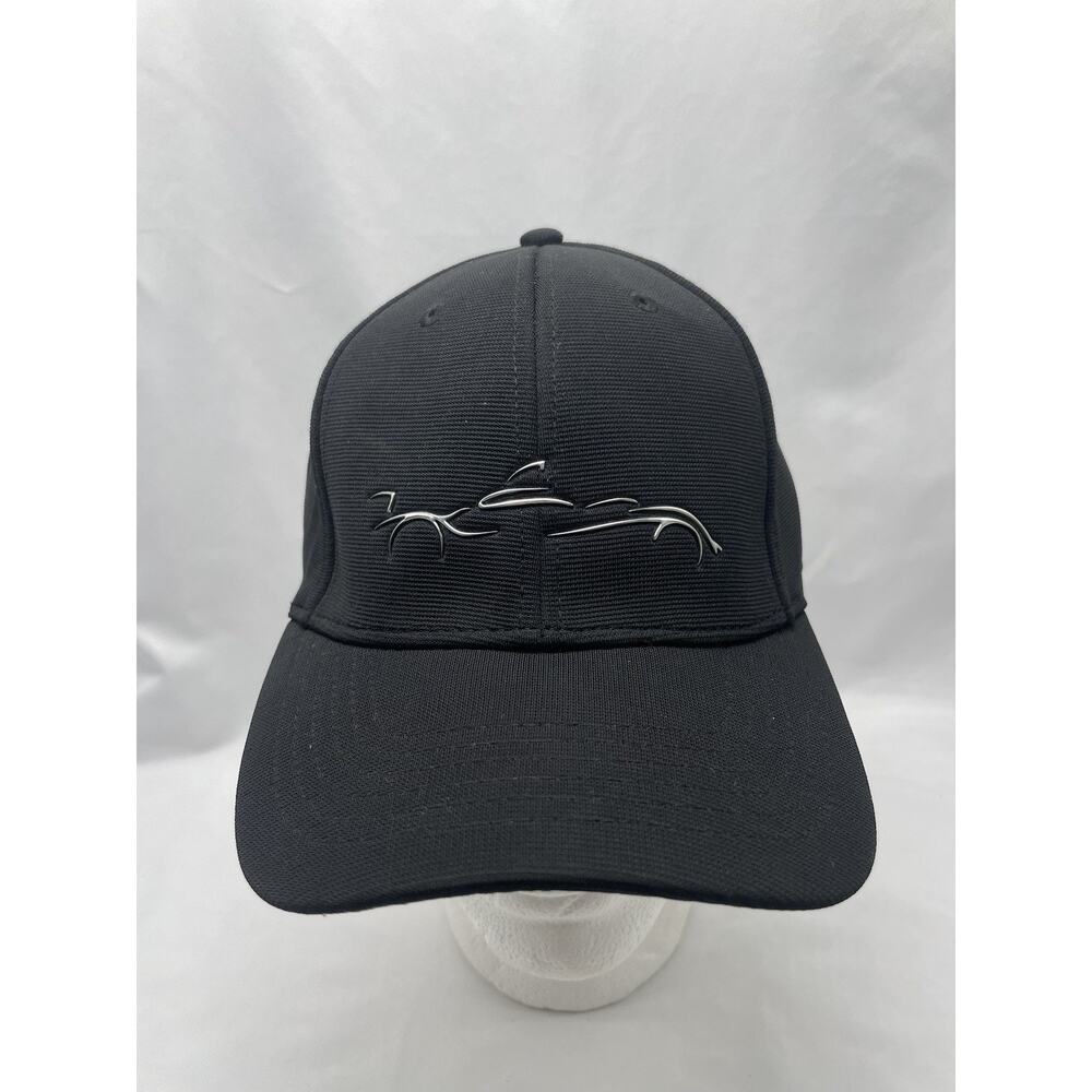 ACURA MOTORSPORTS STRETCH FIT HAT BLACK WITH WHITE F1 Car Silhouette